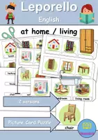 Vorschau - Arbeitsblätter - Leporello - At home / Living / Furniture & Rooms - zu Hause / wohnen / Möbel & Räume - Englisch - Deckblatt