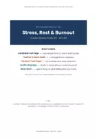 Προεπισκόπηση - Εργασία τάξης/τεστ - IELTS Speaking Practice - Stress, Rest and Burnout - Εξώφυλλο