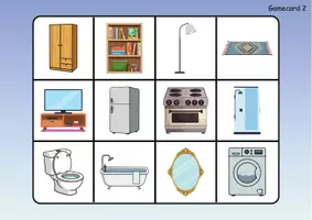 Vorschau - Spiele - Materialpaket - Nichtleser / Non-Reader - At home / Living / Furniture & Rooms - zu Hause / wohnen / Möbel & Räume - Englisch - Seite 3