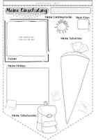 Vorschau - Arbeitsblätter - Erinnerung an die Einschulung (Wimpelkette) - Seite 3