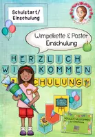 Vorschau - Poster - Wimpelkette für die Einschulung - Deckblatt