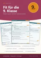 Vorschau - Arbeitsblätter - Fit für die 9. Klasse Deutsch Wiederholungsheft - Deckblatt