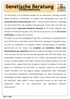Vorschau - Arbeitsblätter - Genetische Beratung (Genetik/Ethik) - Gruppenpuzzle - Seite 3