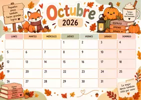 Vista previa - Decoración del aula - Calendario Escolar 2026-2027 - página 1