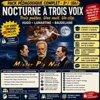 Aperçu - Préparation de séquence / Séquence complète - 3e – Visions poétiques du monde : séq.interdisc complète / mise en réseau de trois poèmes du XIXe siècle et adaptation musicale originale - Page de couverture