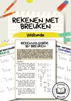 Voorbeeld - Rekenen met breuken - Wiskunde - Voorblad