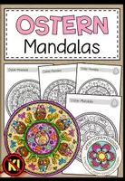 Vorschau - Mal- und Bastelvorlagen - Ostern – Mandalas & Ausmalbilder | 6 Malvorlagen mit Osterhase & Ostereiern - Deckblatt