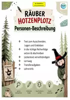 Vorschau - Stundenentwürfe - PAKET: Personenbeschreibungen 1 (Pippi Langstrumpf, Harry Potter, Räuber Hotzenplotz) - Seite 1