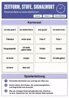 Vorschau - Arbeitsblätter - Zeitformen – 3 Lernspiele für Klasse 5–7 | Präsens, Präteritum, Perfekt & mehr - Seite 1