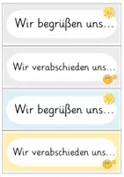 Vorschau - Bildkarten - Begrüßungs- und Verabschiedungskarten - Seite 2