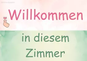 Vorschau - Poster - Willkommen in diesem Zimmer bist du... - Deckblatt