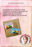 Vorschau - Mal- und Bastelvorlagen - Willkommensgruß Einschulung | Radiergummi FREEBIE - Seite 3