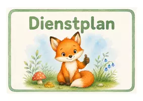 Vorschau - Poster - Fuchsklasse - Klassendienste- Schilder & Dienstkärtchen - Seite 2