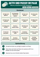 Vorschau - Arbeitsblätter - Aktiv und Passiv – 3 Lernspiele für Klasse 7–8 | Merkspiel, Legespiel & Quiz - Seite 1