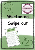 Vorschau - Arbeitsblätter - Wortarten Swipe out - Deckblatt