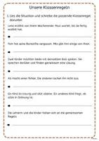 Vorschau - Arbeitsblätter - Arbeitsblatt passend zu den Klassenregeln - Deckblatt