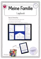 Vorschau - Arbeitsblätter - Familie: Lapbook - Ich und meine Familie (+ Haushalt) - Seite 2