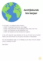 Voorbeeld - AARDRIJKSKUNDE Draaiboekje: Mijn omgeving - Pagina 1