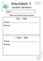 Vorschau - Arbeitsblätter - Wiederholung Rechenstrategien | Mathematik Klasse 4 | 10 Arbeitsblätter als PDF - Seite 3