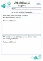 Vorschau - Arbeitsblätter - Sachaufgaben Multiplikation Division Klasse 4 | 10 Arbeitsblätter als PDF - Seite 3