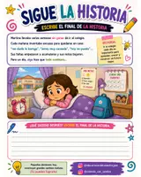 Vista previa - Hojas de trabajo - Continúa la historia - página 2