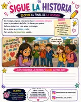 Vista previa - Hojas de trabajo - Continúa la historia - página 3