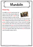 Vorschau - Arbeitsblätter - Mandolin Music worksheet: cloze text, listening comprehension and word search - English - Seite 2