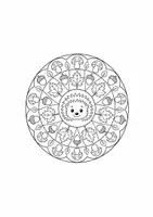 Vorschau - Mal- und Bastelvorlagen - Herbstmandalas – Ausmalbilder für die Grundschule - Seite 2