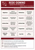Vorschau - Arbeitsblätter - Wörtliche und indirekte Rede – 3 Lernspiele für Klasse 6–8 | Domino, Legespiel & Würfelspiel - Seite 1