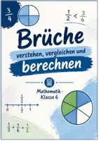 Vorschau - Unterrichtsreihen - Bruchrechnung Klasse 6 – komplette Unterrichtsreihe | 25 Arbeitsblätter, 8 Trainingsseiten mit Lösungen, Klassenarbeit A/B - Deckblatt