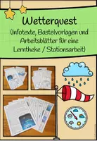 Vorschau - Arbeitsblätter - Wetterquest (Lerntheke / Stationsarbeit) - Deckblatt