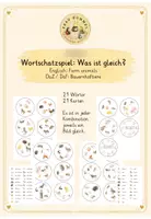 Vorschau - Spiele - Wortschatzspiel: farm animals (Englisch)/ Bauernhoftiere (DaZ/DaF)- Was ist gleich? - Deckblatt