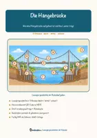 Vorschau - Arbeitsblätter - Die Hängebrücke – Lesespurgeschichte mit Rätselaufgaben (Klasse 8) - Seite 1