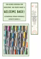 Vorschau - Poster - Stift-Geschenk zum Schulstart am ersten Schultag - Deckblatt