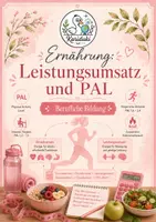 Vorschau - Arbeitsblätter - Ernährung: Leistungsumsatz & PAL – Arbeitsblatt mit Lösung | Berufliche Bildung - Deckblatt