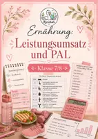 Vorschau - Arbeitsblätter - Ernährung: Leistungsumsatz & PAL – Arbeitsblatt mit Lösung | Klasse 7/8 - Deckblatt