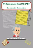Vorschau - Arbeitsblätter - Die ,,Wiener Klassiker". Mozart, Haydn, Beethoven - Testverständnis - Seite 1