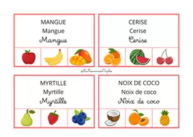 Aperçu - Feuilles d'exercices - Cartes à Pinces: les fruits et les légumes - Page 3