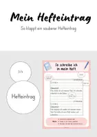 Vorschau - Präsentationen/Tafelbilder - Materialpaket: sauberer Hefteintrag - Deckblatt