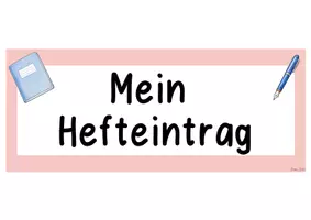 Vorschau - Präsentationen/Tafelbilder - Materialpaket: sauberer Hefteintrag - Seite 1