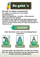 Aperçu - Feuilles d'exercices - Cahier de l'alphabet A–Z dès 3 ans - Page 1