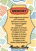 anteprima - Flashcard - coppie di tessere vari temi (oggetti scol., animali...) - Pagina di copertina