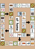 Vorschau - Arbeitsblätter - Materialpaket - Nichtleser / Non-Reader - At home / Living / Furniture & Rooms - zu Hause / wohnen / Möbel & Räume - Englisch - Seite 2