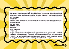 anteprima - Materiale di supporto/inclusione - FRASI MATTE - Pagina 1