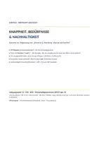 Vorschau - Arbeitsblätter - Kurztest: Knappheit & Nachhaltigkeit - Seite 1