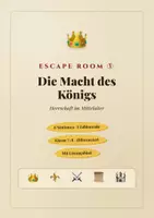 Vorschau - Arbeitsblätter - Escape Room Mittelalter – Die Macht des Königs - Deckblatt