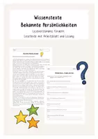 Vorschau - Unterrichtsreihen - Materialpaket - Lesetexte zur Förderung vom Leseverständnis - Seite 1