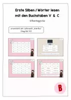 Vorschau - Bildkarten - Silbenteppich - Karibu Lehrwerk (V, C - Kapitel 10) - Deckblatt