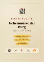 Vorschau - Arbeitsblätter - Escape Room Mittelalter – Geheimnisse der Burg - Deckblatt