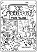 Vorschau - Arbeitsblätter - Der Bücherdieb - Fall lösen 1 - 4.Klasse - Deckblatt